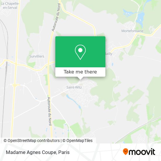 Madame Agnes Coupe map