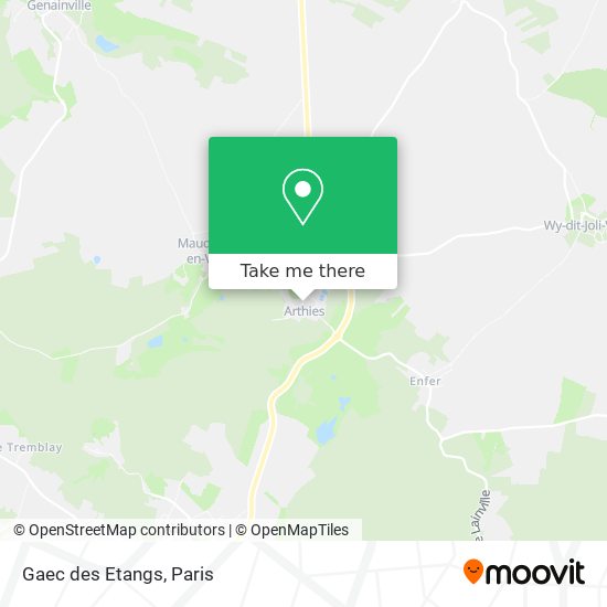 Gaec des Etangs map