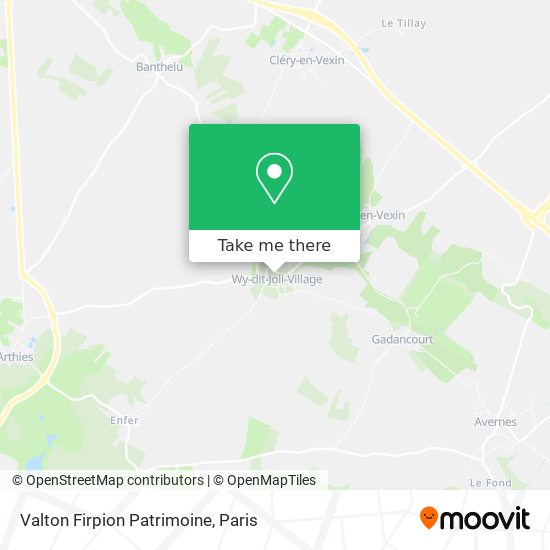 Valton Firpion Patrimoine map