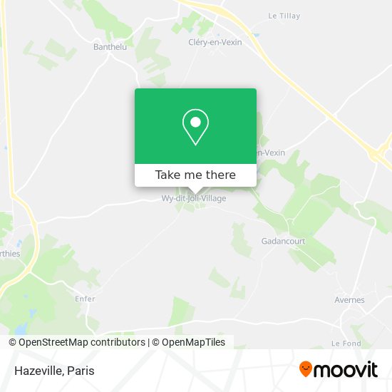 Hazeville map