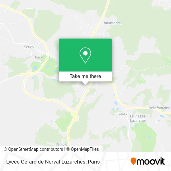 Lycée Gérard de Nerval Luzarches map