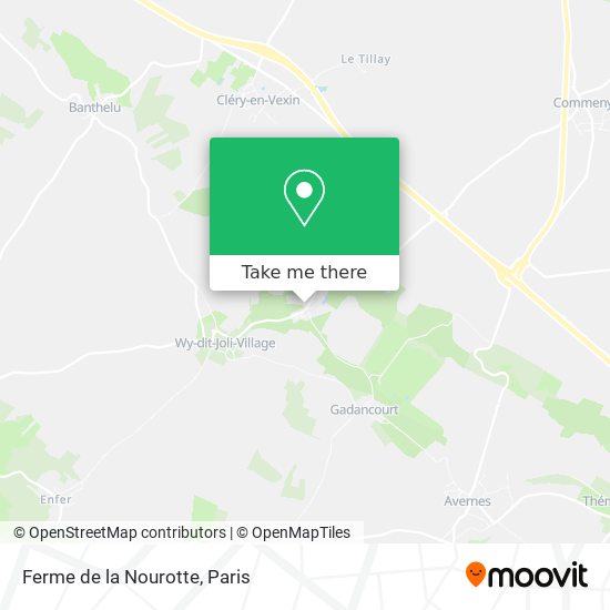 Ferme de la Nourotte map