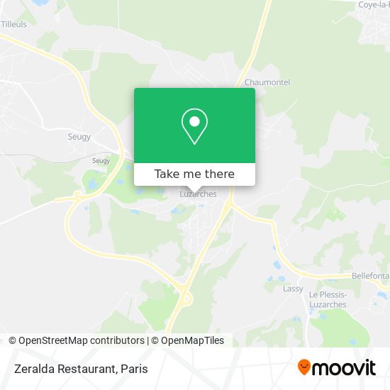 Zeralda Restaurant map