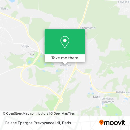 Caisse Epargne Prevoyance Idf map