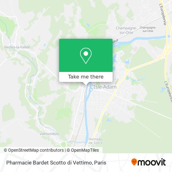 Pharmacie Bardet Scotto di Vettimo map