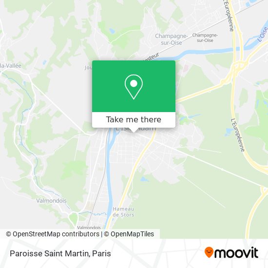 Paroisse Saint Martin map