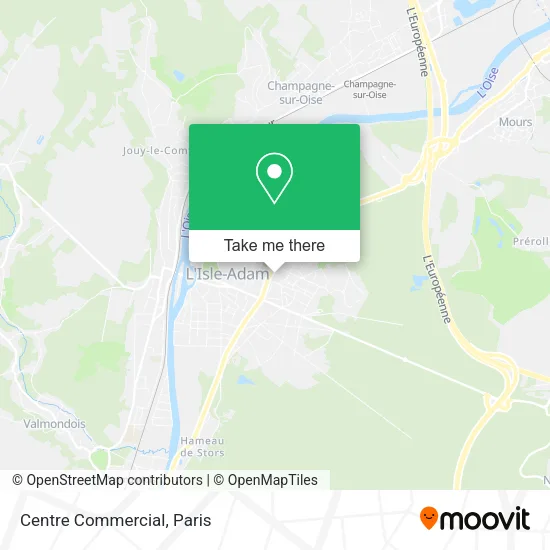 Centre Commercial map