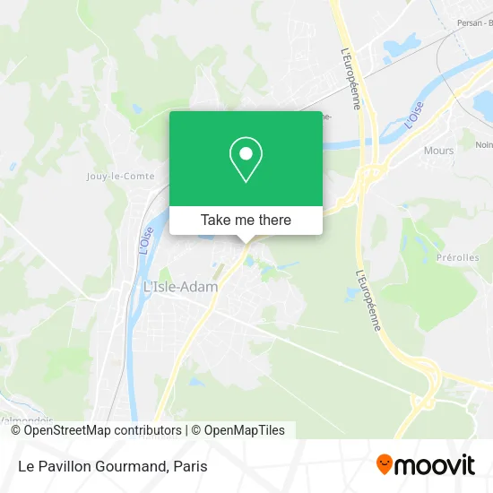 Le Pavillon Gourmand map