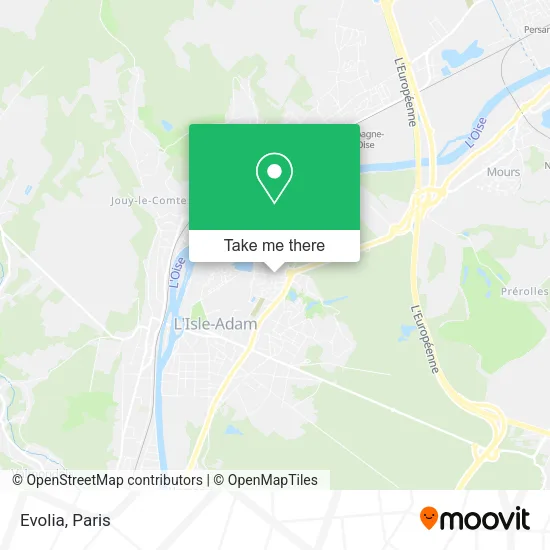 Evolia map