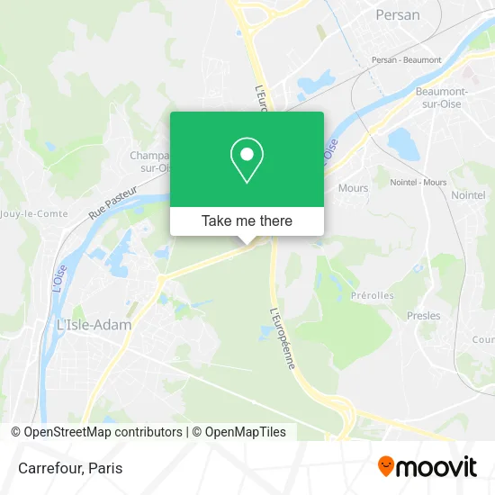 Carrefour map