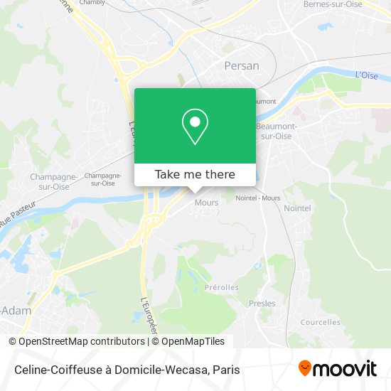 Celine-Coiffeuse à Domicile-Wecasa map