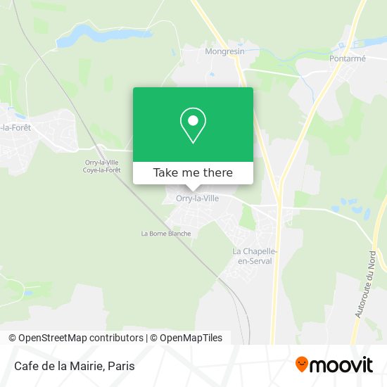 Cafe de la Mairie map