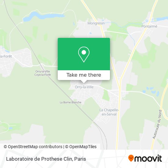 Mapa Laboratoire de Prothese Clin