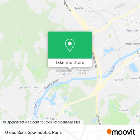 Ô des Sens Spa-Institut map