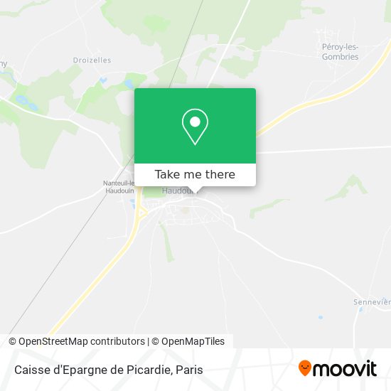 Mapa Caisse d'Epargne de Picardie