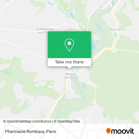 Mapa Pharmacie Rombaux