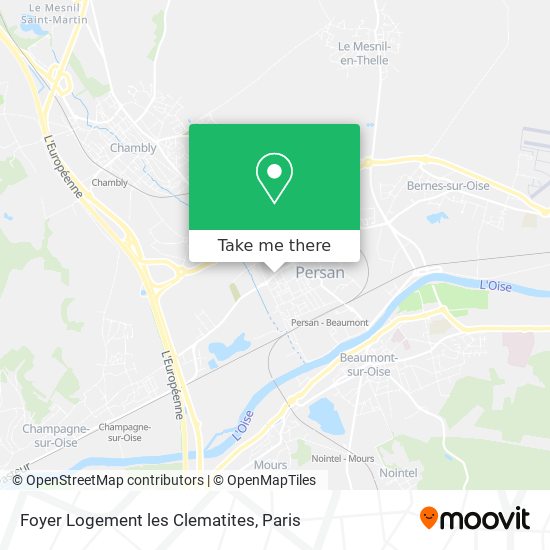 Foyer Logement les Clematites map