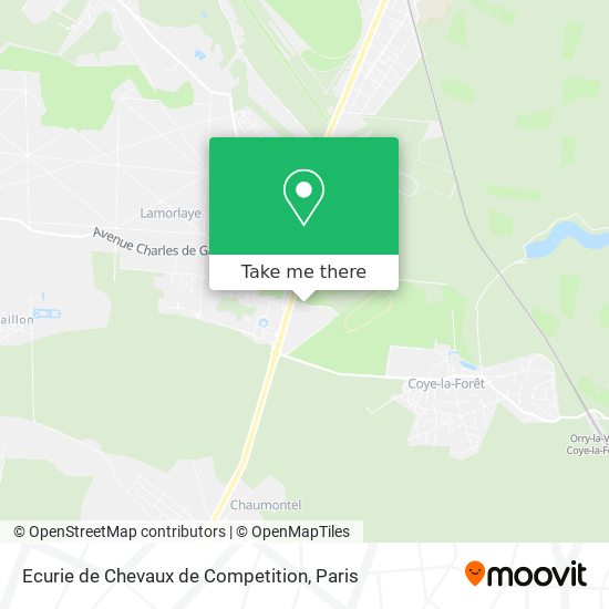 Ecurie de Chevaux de Competition map