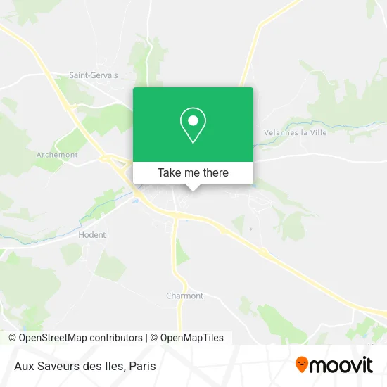 Mapa Aux Saveurs des Iles