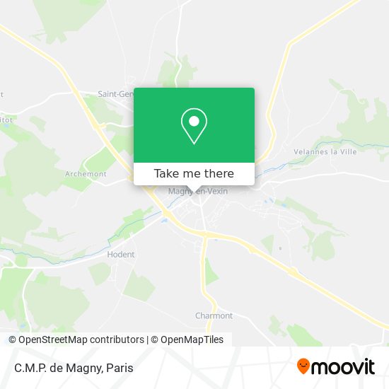 Mapa C.M.P. de Magny