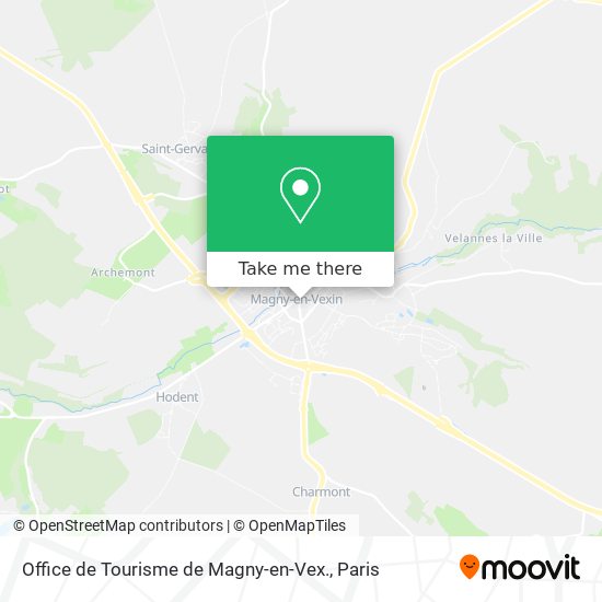 Office de Tourisme de Magny-en-Vex. map