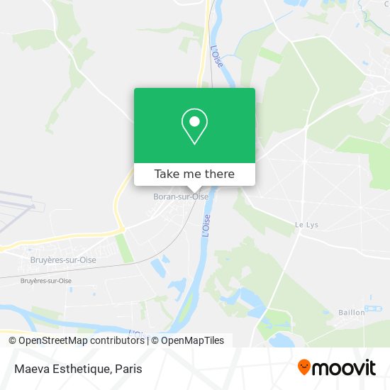 Maeva Esthetique map