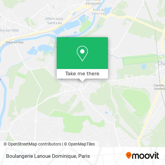 Mapa Boulangerie Lanoue Dominique