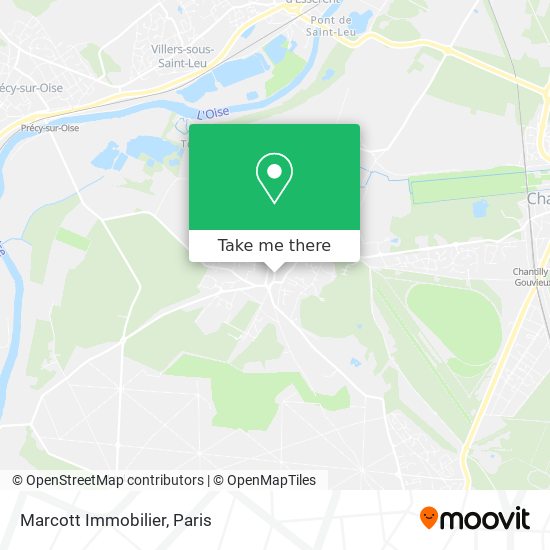 Marcott Immobilier map