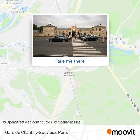 Gare de Chantilly-Gouvieux map