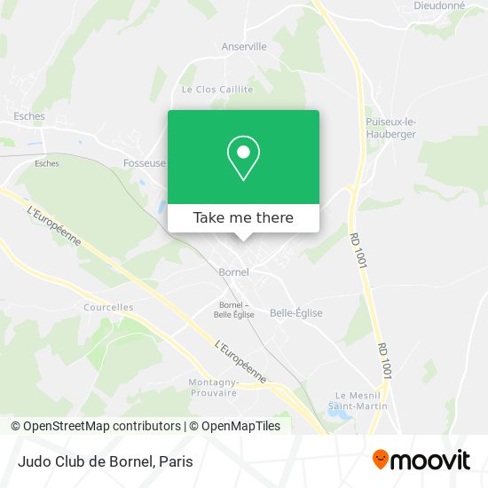 Mapa Judo Club de Bornel