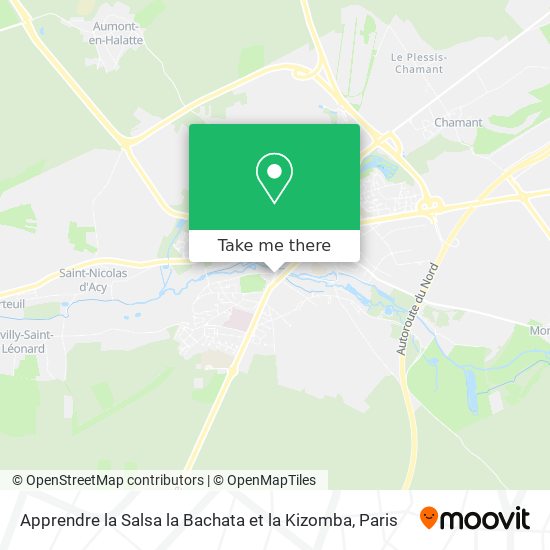 Apprendre la Salsa la Bachata et la Kizomba map