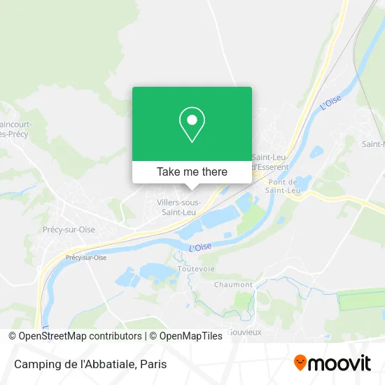Camping de l'Abbatiale map