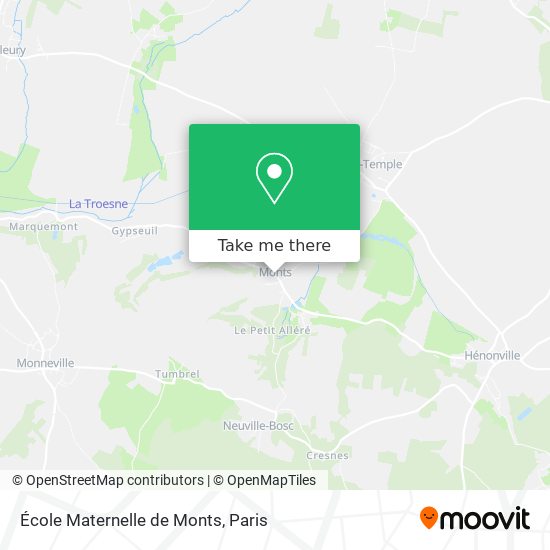 École Maternelle de Monts map