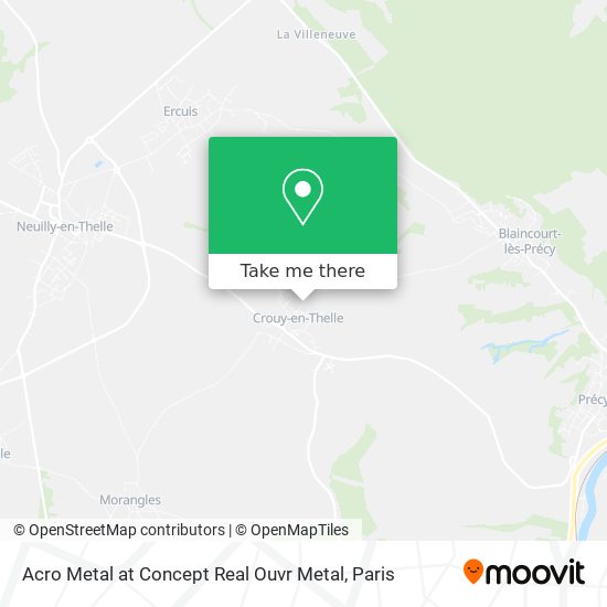 Acro Metal at Concept Real Ouvr Metal map