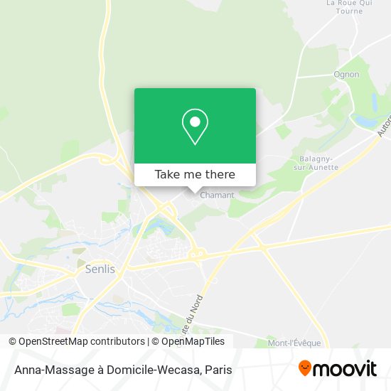 Anna-Massage à Domicile-Wecasa map