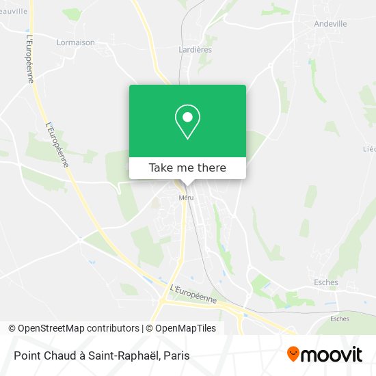 Point Chaud à Saint-Raphaël map