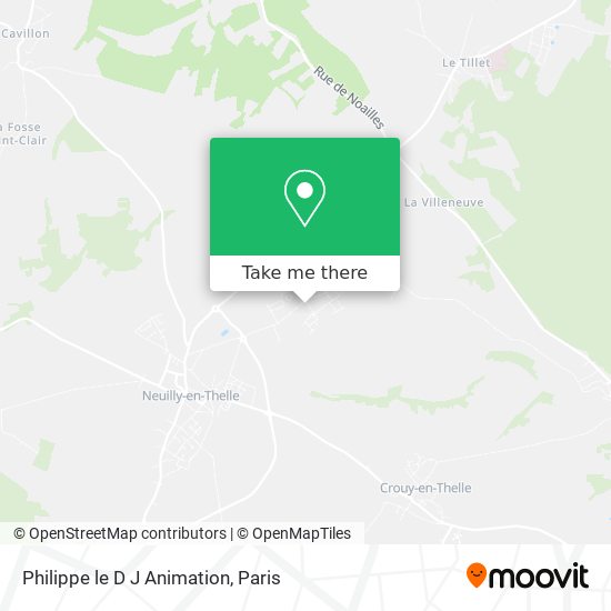 Philippe le D J Animation map