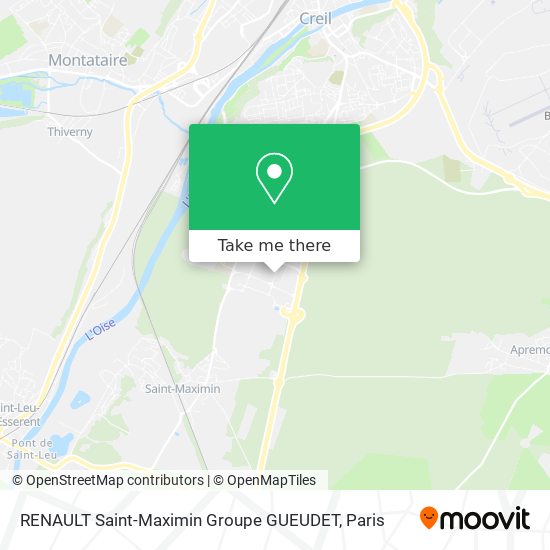 Mapa RENAULT Saint-Maximin Groupe GUEUDET