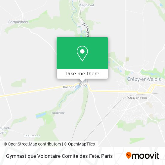 Gymnastique Volontaire Comite des Fete map