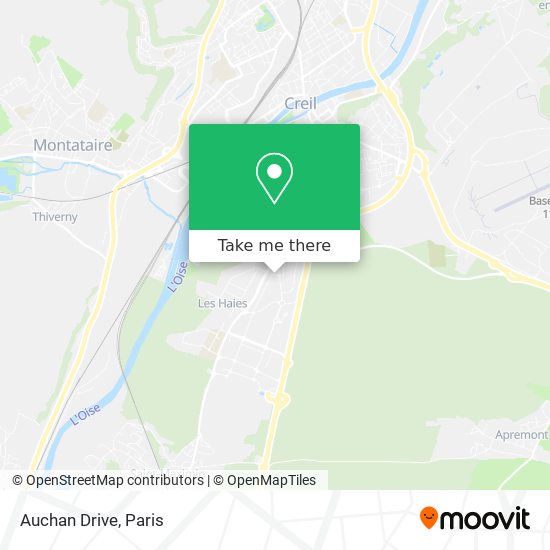 Auchan Drive map