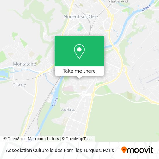 Association Culturelle des Familles Turques map