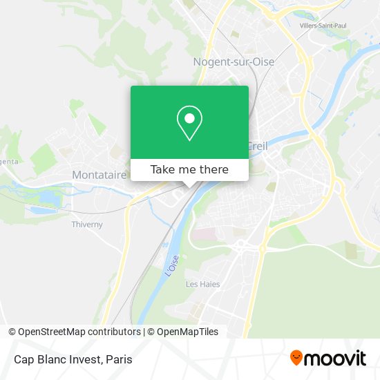 Cap Blanc Invest map