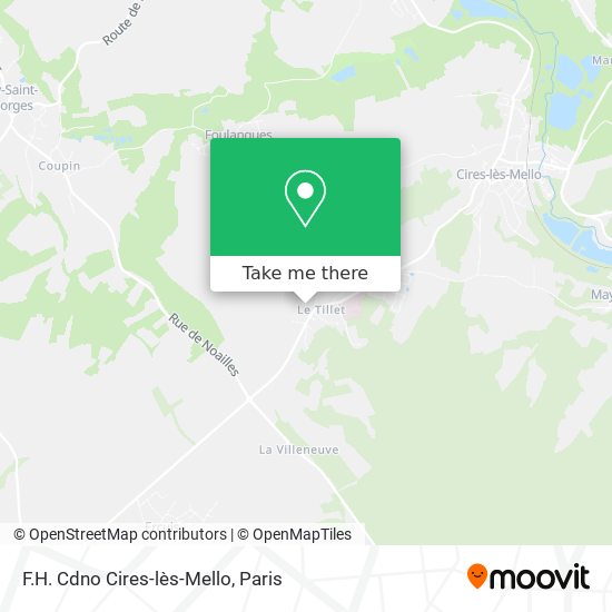 F.H. Cdno Cires-lès-Mello map