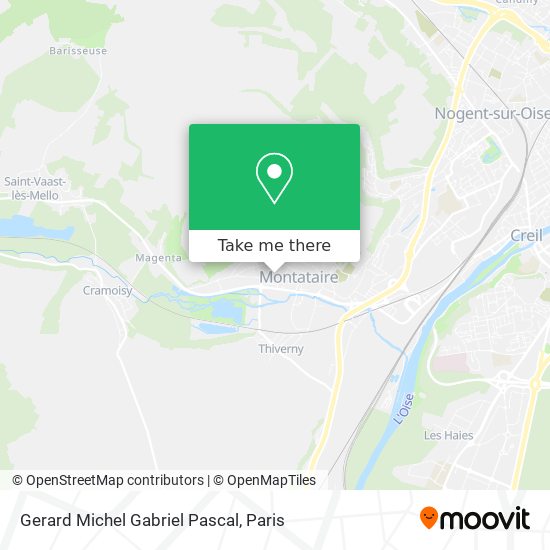Mapa Gerard Michel Gabriel Pascal