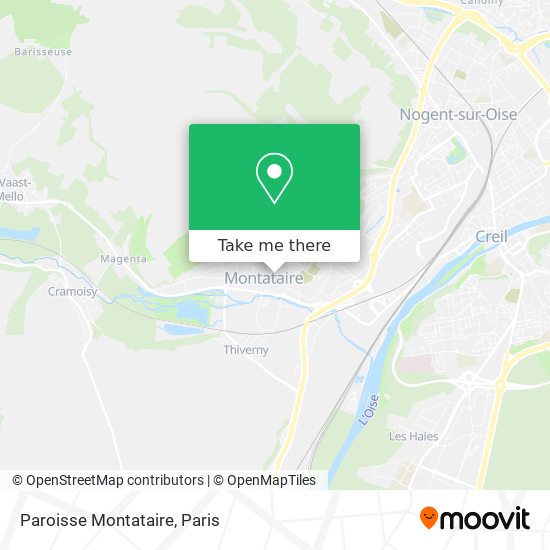 Paroisse Montataire map