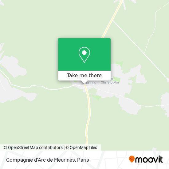 Compagnie d'Arc de Fleurines map