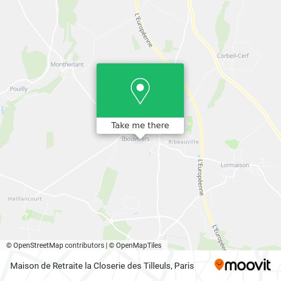 Maison de Retraite la Closerie des Tilleuls map