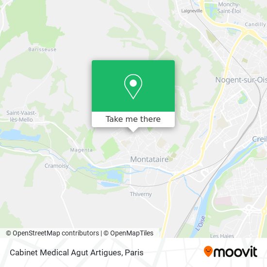 Cabinet Medical Agut Artigues map