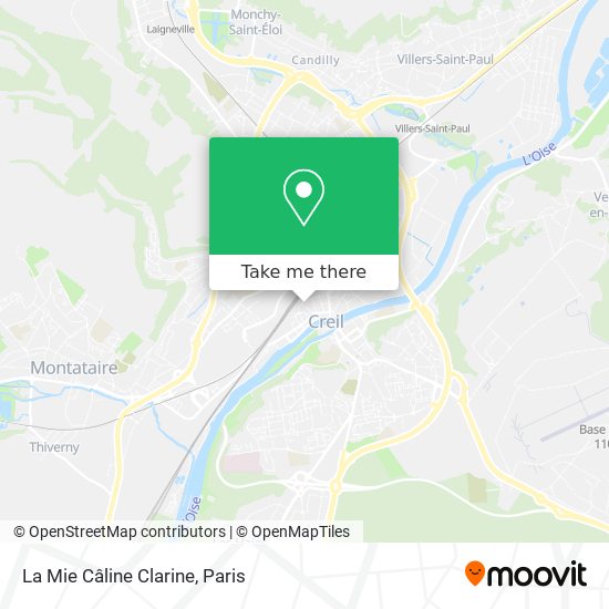 Mapa La Mie Câline Clarine
