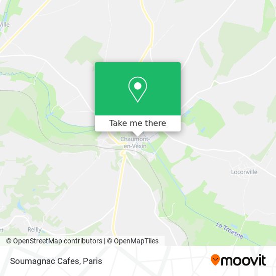 Soumagnac Cafes map
